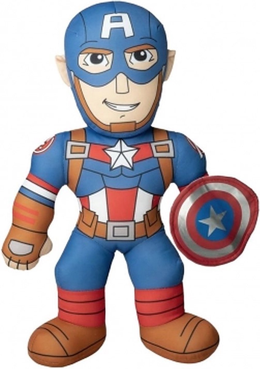 Captain America knuffel met geluid | 38 cm